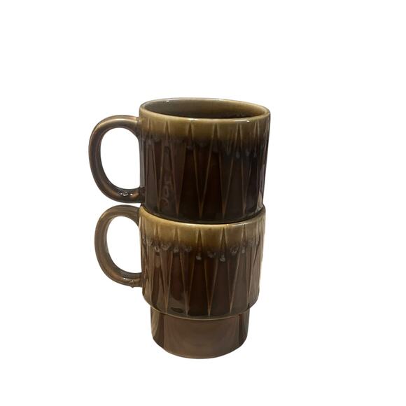 Vintage Japan MCM Coffee Tea Cup Set - Picture 2 of 4